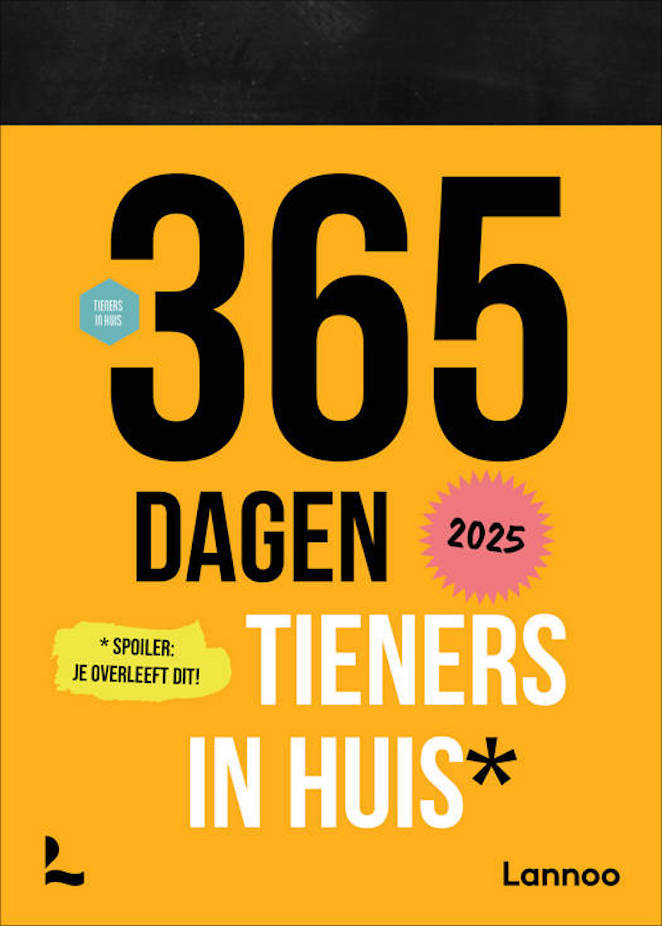 365 dagen Tieners in huis - scheurkalender 2025 - cover